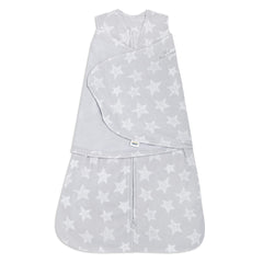 HALO micro-fleece sleepsack swaddle with wings-in showing secure sleep positioning and warmth