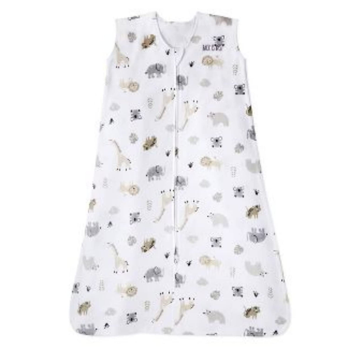 HALO SleepSack Animal Paint front view shows safe sleep and hip-friendly design.