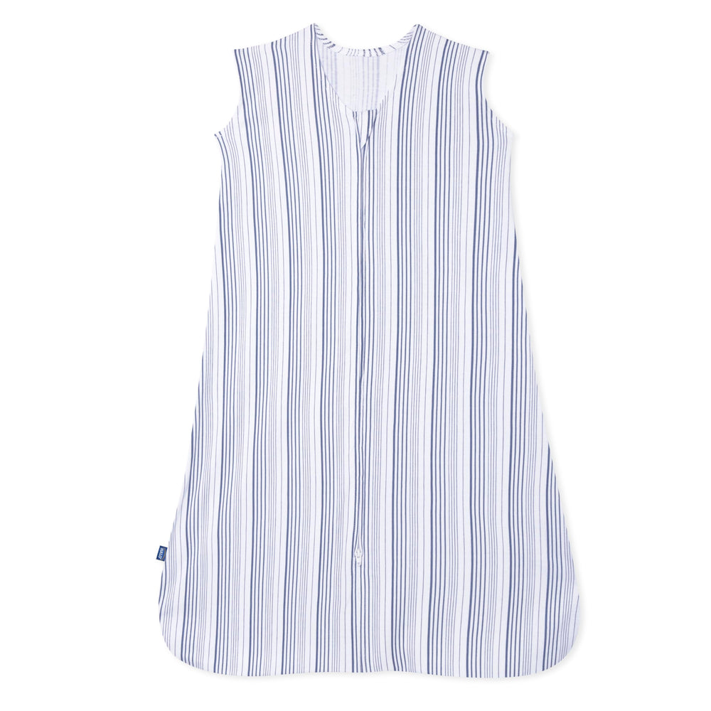 Halo SleepSack blue stripe front view large for secure sleep