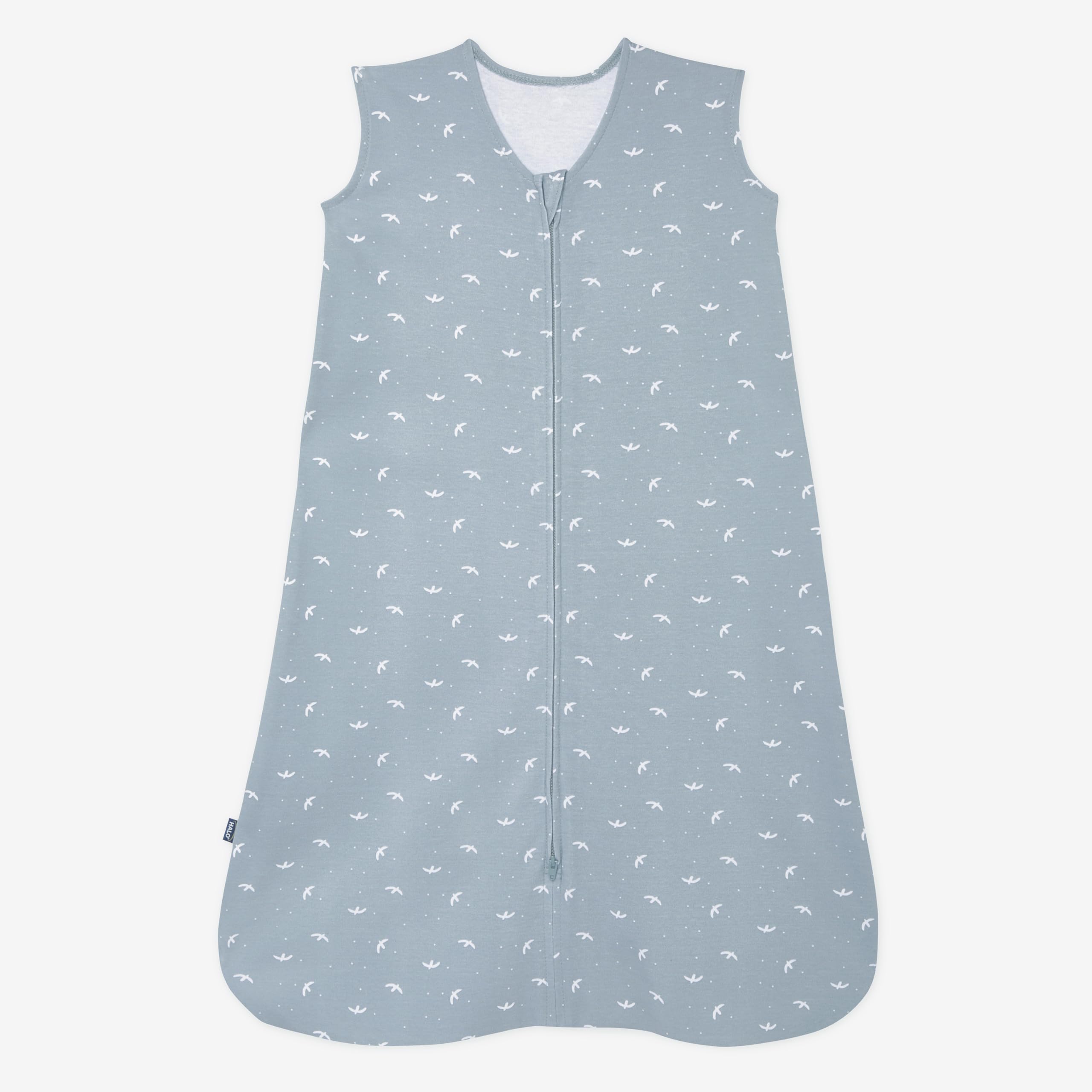 HALO SleepSack cotton-soft fabric keeps baby comfy and breathable overnight.