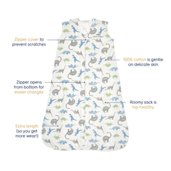 HALO SleepSack hip-healthy design approved by IHDI for healthy hip positioning.