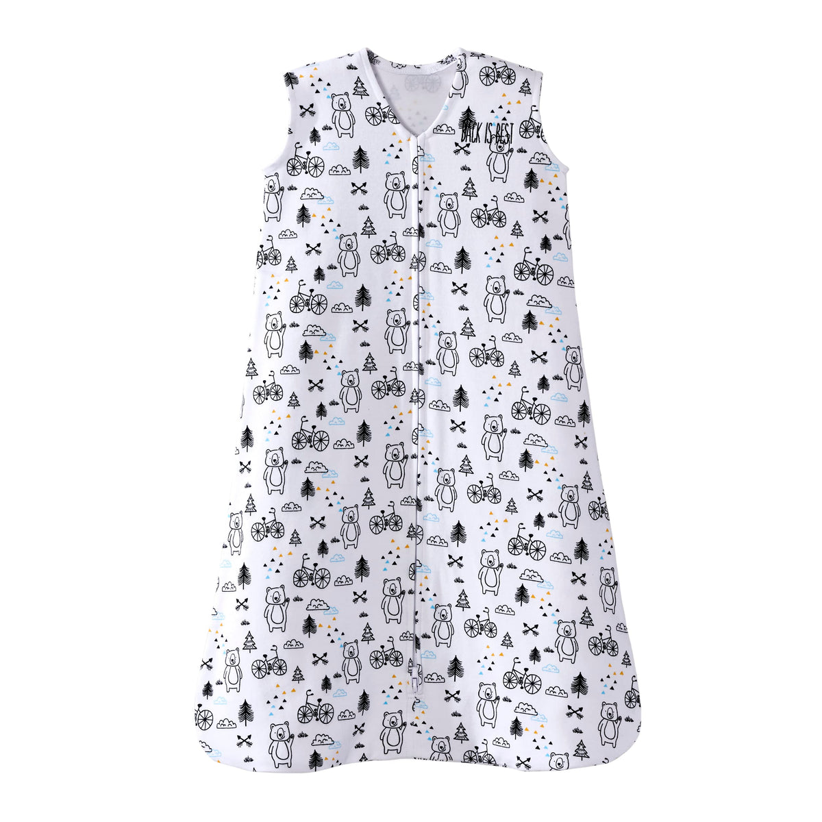 HALO SleepSack Huggy Bears front view showing cozy wearable blanket for safe sleep
