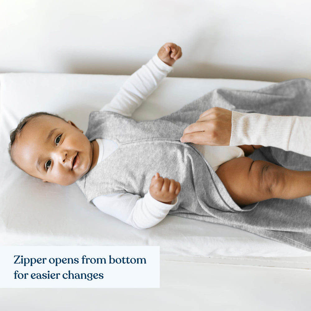 HALO SleepSack llama sand soft cotton fabric is gentle and breathable.