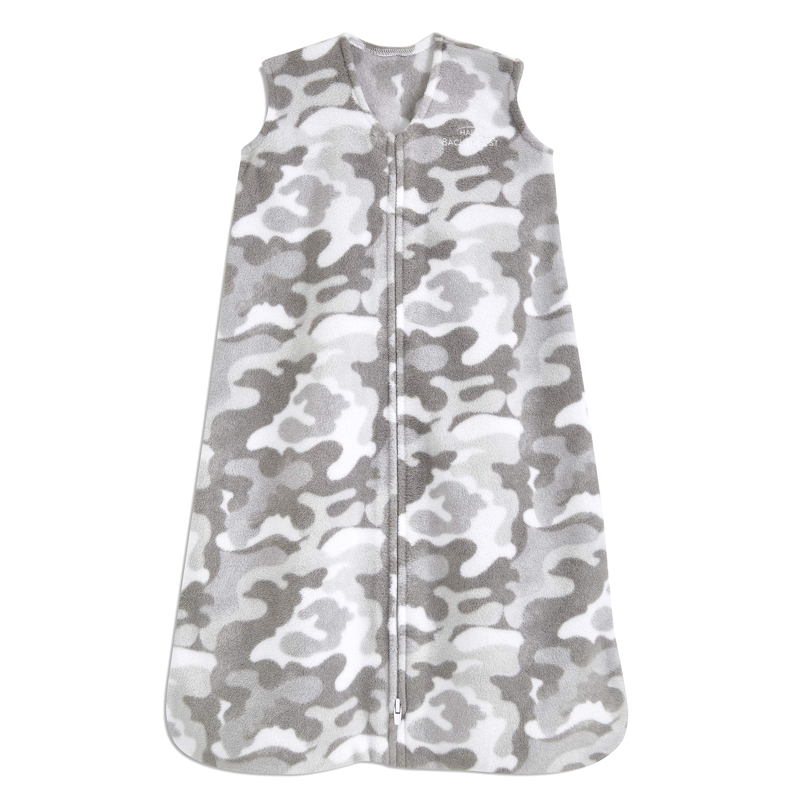 HALO Sleepsack microfleece on baby provides cozy warmth for restful sleep