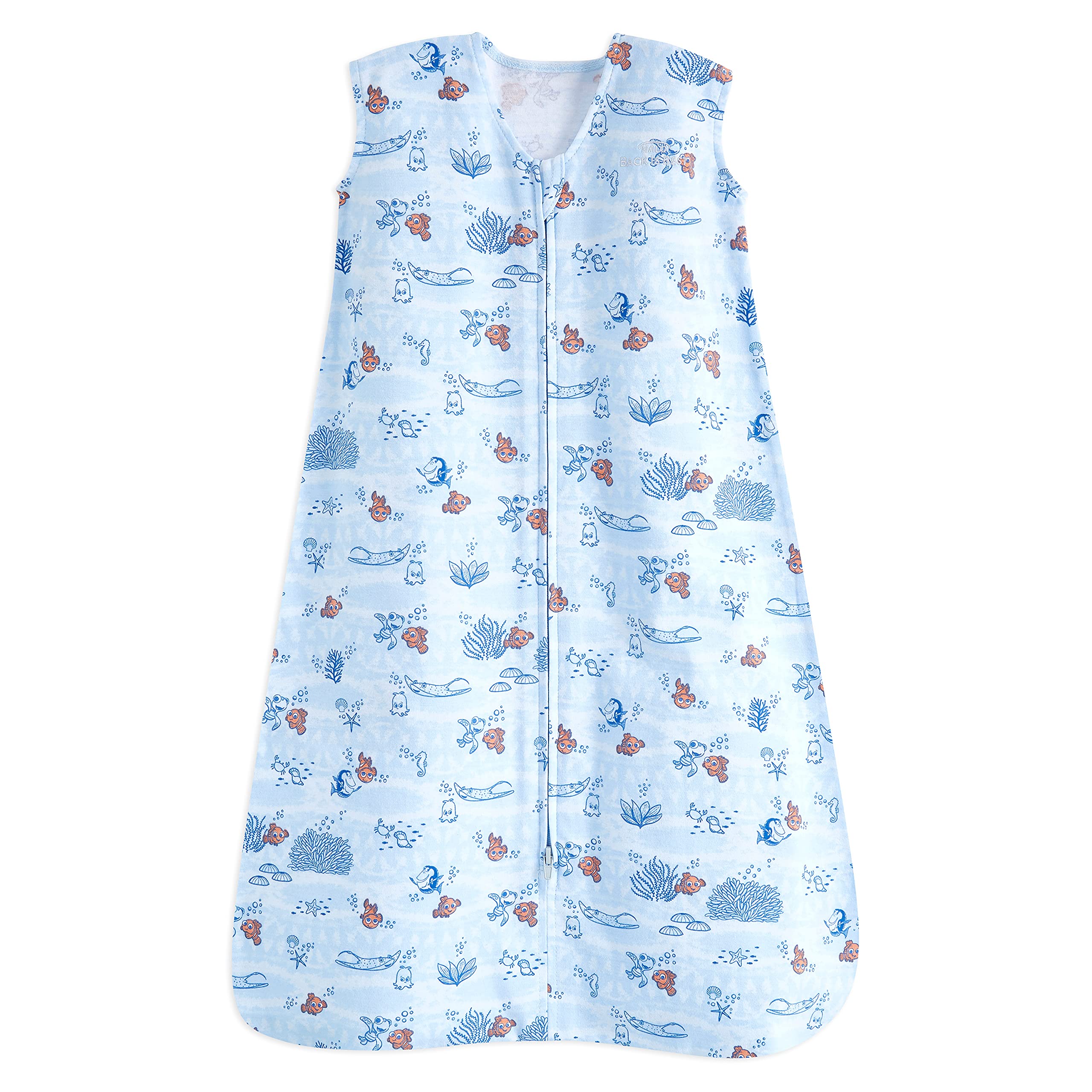 HALO SleepSack Nemo Tie Dye front view shows breathable cotton comfort