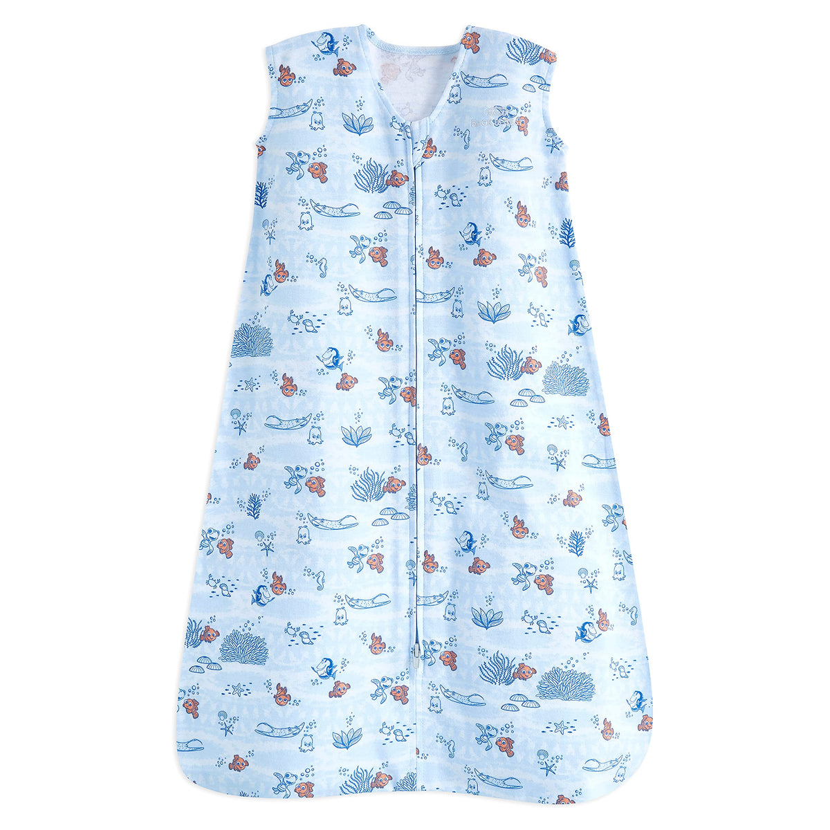 HALO SleepSack Nemo Tie Dye front view shows breathable cotton comfort