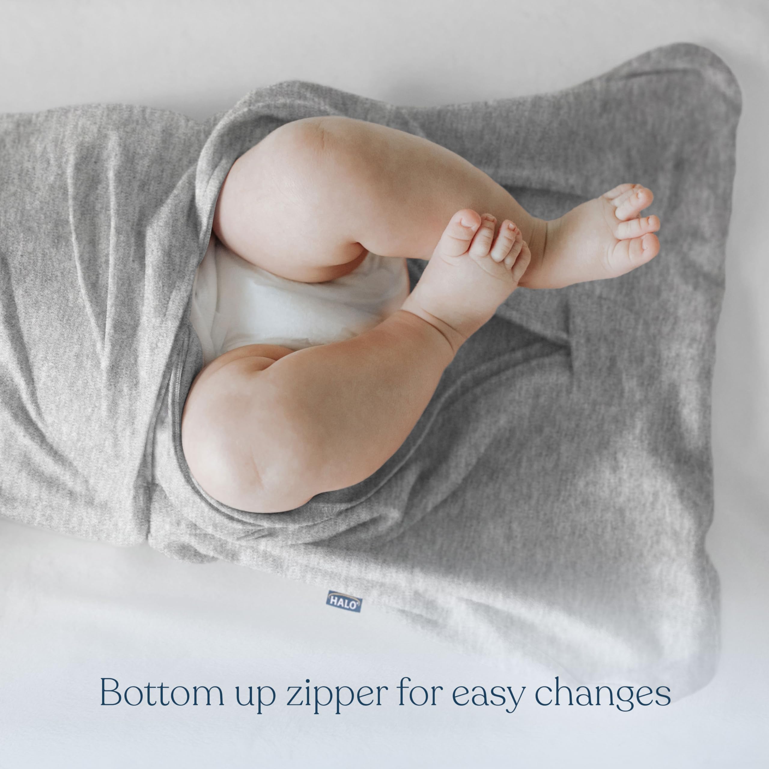 HALO Sleepsack newborn size fits 0-3 months for snug, cozy comfort