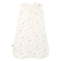 HALO SleepSack Ocean Life closeup fabric—soft, breathable cotton for comfortable nights.