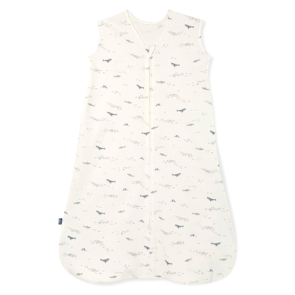 HALO SleepSack Ocean Life front view highlighting a cozy, safe-sleep wearable blanket.