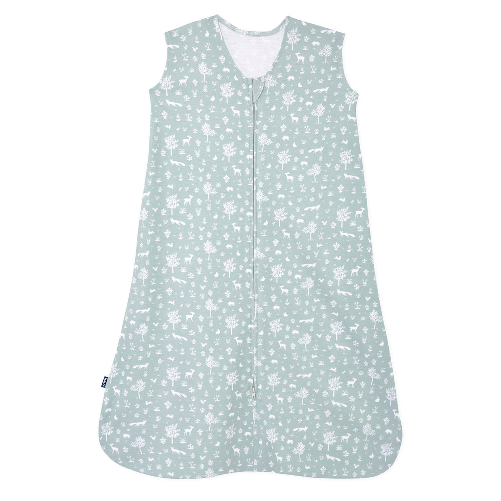 HALO SleepSack Sage Woodland on baby provides cozy, safe sleep.