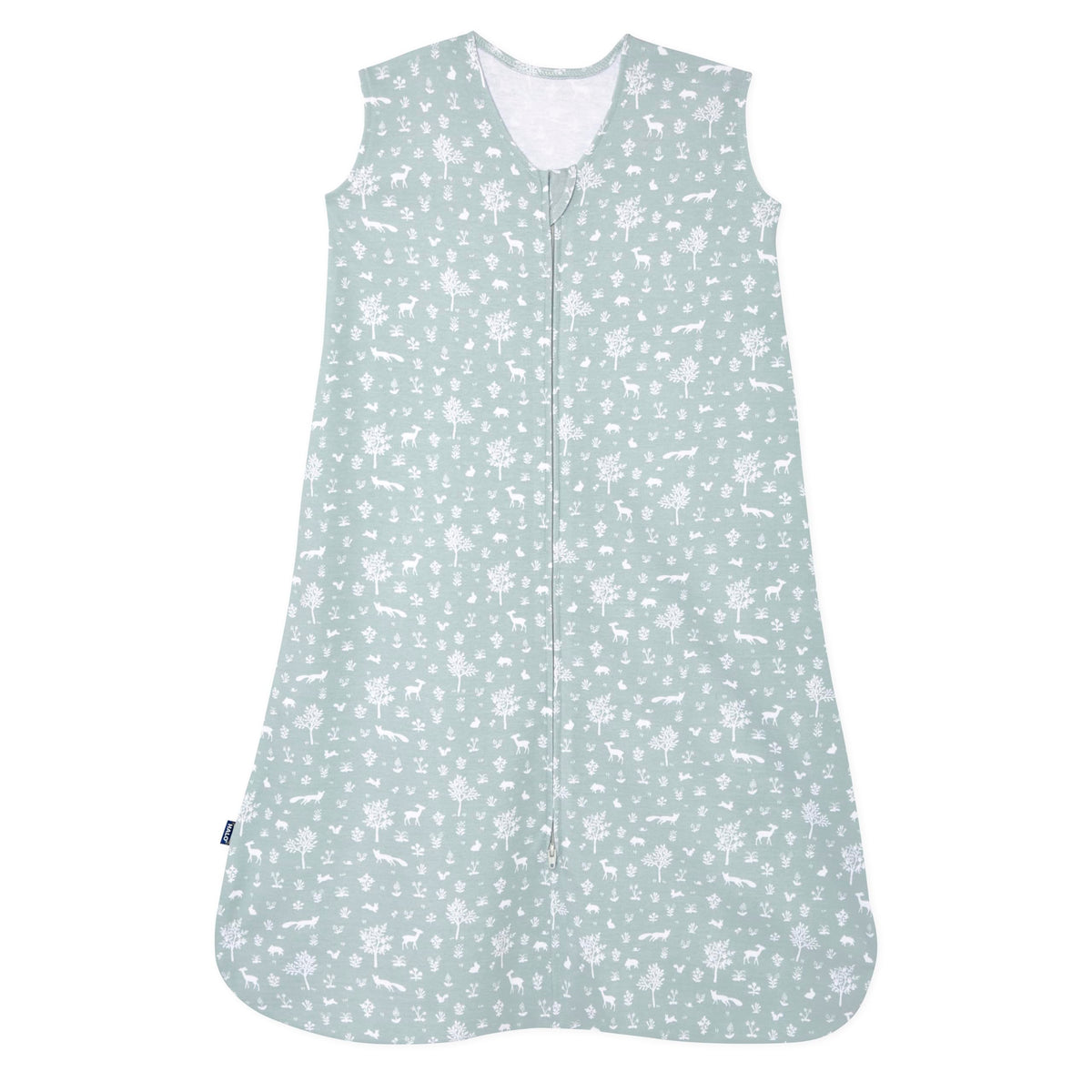 HALO SleepSack Sage Woodland on baby provides cozy, safe sleep.