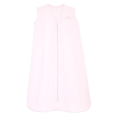HALO SleepSack soft pink sleeping bag highlights breathable cotton for safe, snug nights.