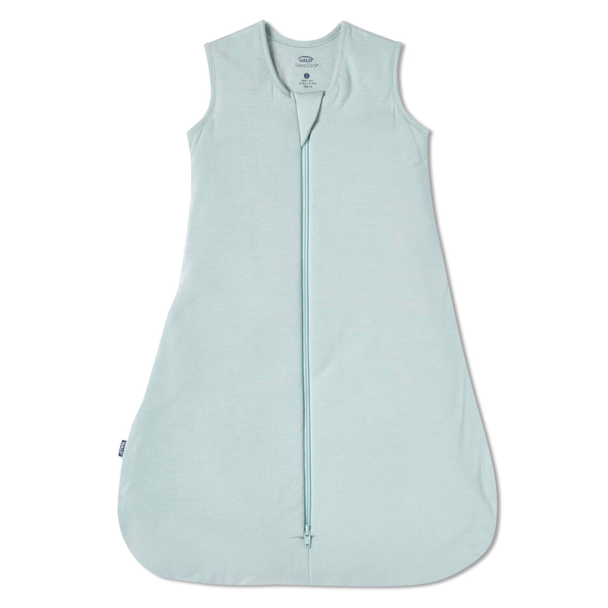 HALO Sleepsack Supersoft bamboo fabric closeup shows breathable comfort for baby.