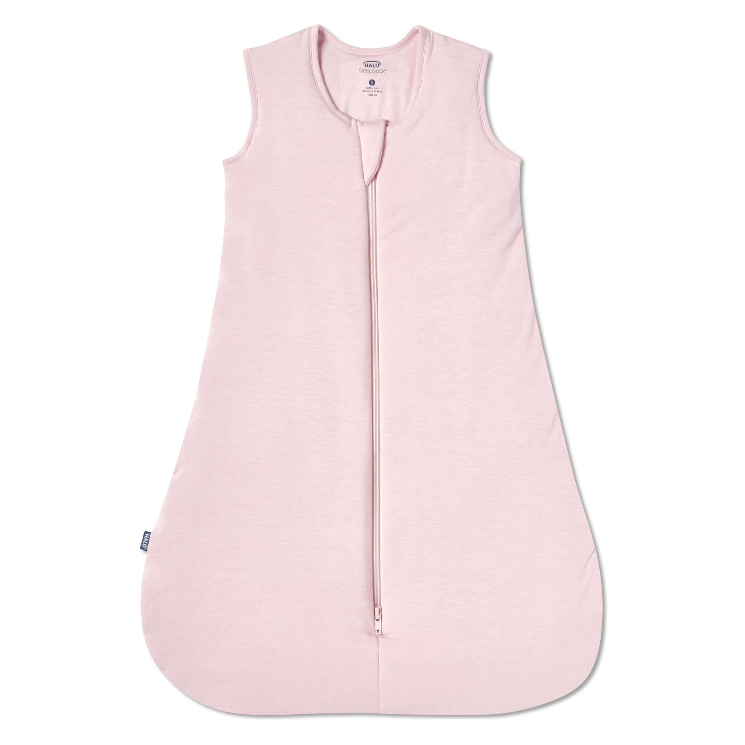 HALO Sleepsack Supersoft dusty pink wearable blanket for safe sleep