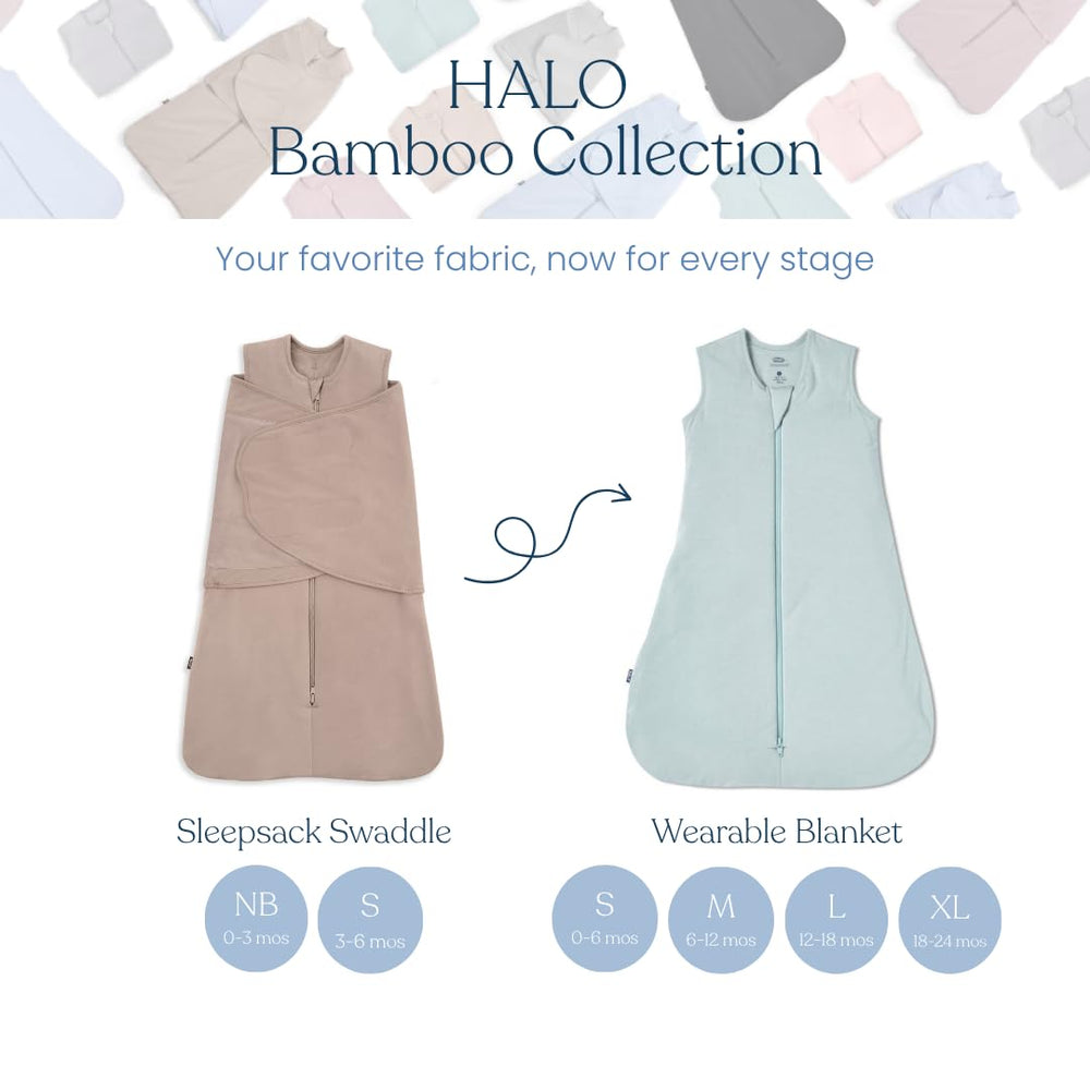 HALO SleepSack SuperSoft Swaddle hip-healthy design, trusted by hospitals and IHDI approval.