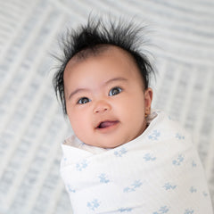 HALO Sleepsack Swaddle 3-Way Adjustable closure showing customizable fit for comfort.