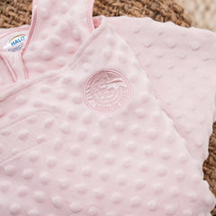 HALO SleepSack Swaddle 3-way adjustment graphic enables flexible sleep styles