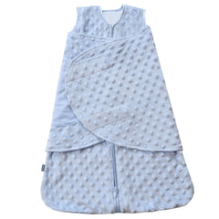 Halo Sleepsack Swaddle with 3-way adjustment for customizable sleep styles.