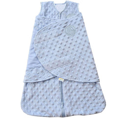 HALO Sleepsack Swaddle Plush Dot Velboa close-up shows soft texture for warm, cozy sleep.