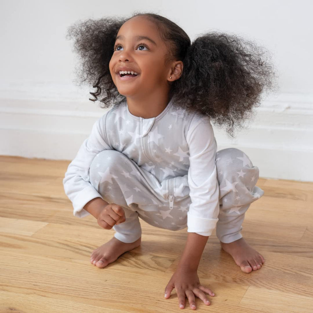 HALO Sleepsack Toddler leg openings support movement while staying warm.