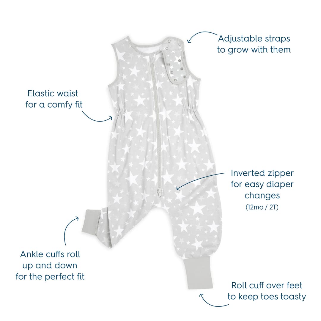 HALO Sleepsack Toddler wearable blanket closeup shows soft cotton fabric.