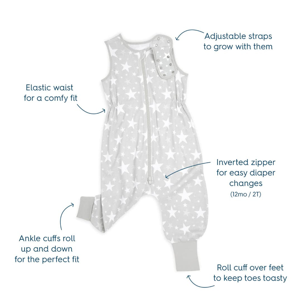 HALO Sleepsack Toddler wearable blanket closeup shows soft cotton fabric.