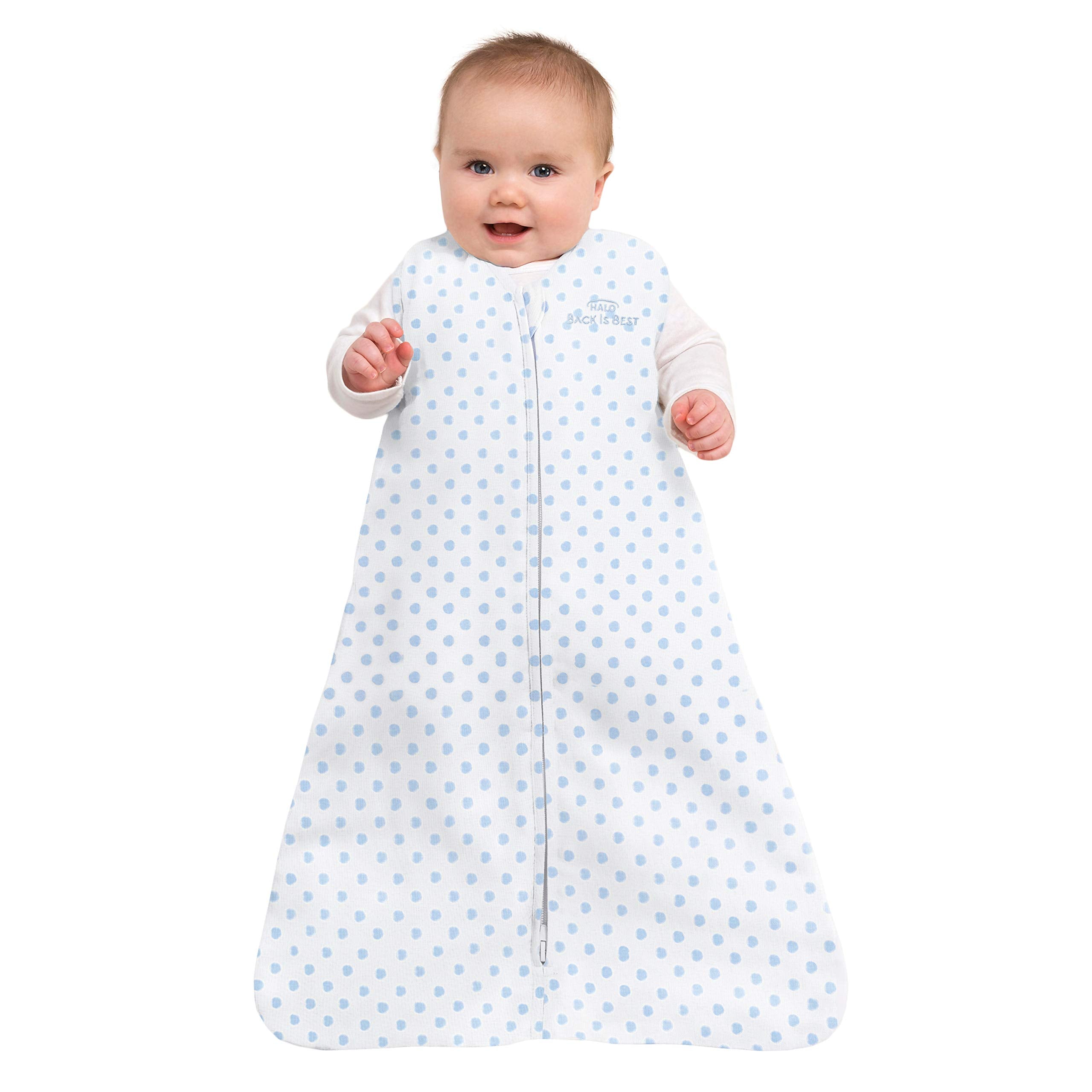 HALO Sleepsack Wearable Blanket 6-12m in-use during night settling