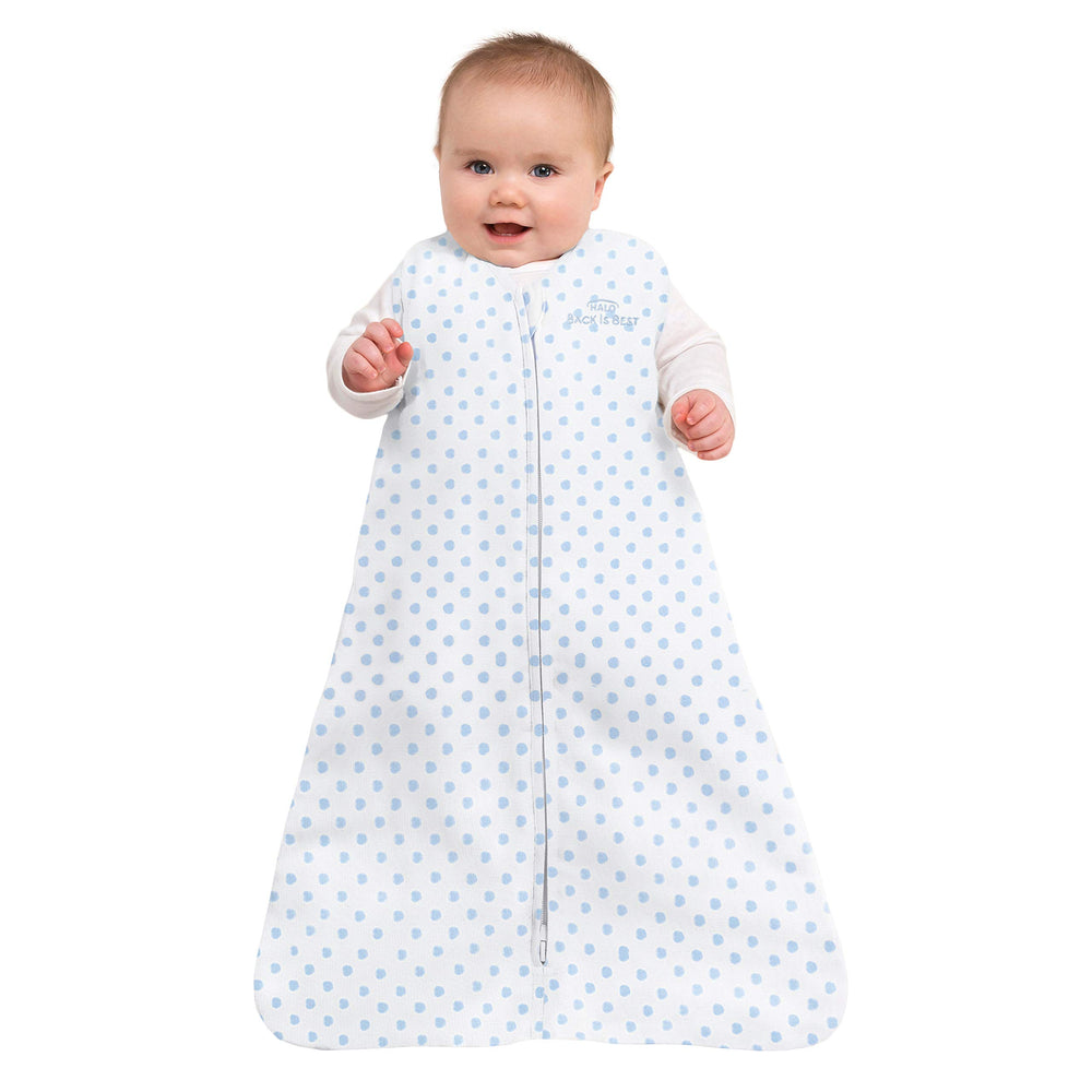 HALO Sleepsack Wearable Blanket 6-12m in-use during night settling