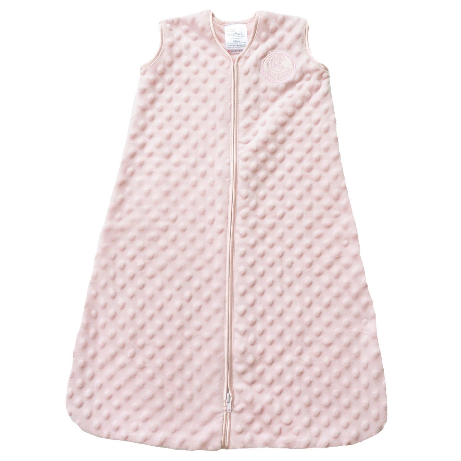 HALO Sleepsack wearable blanket in use demonstrates easy diaper changes.