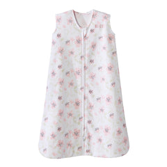 HALO SleepSack Wildflower Blush on baby sleeping securely without loose blankets