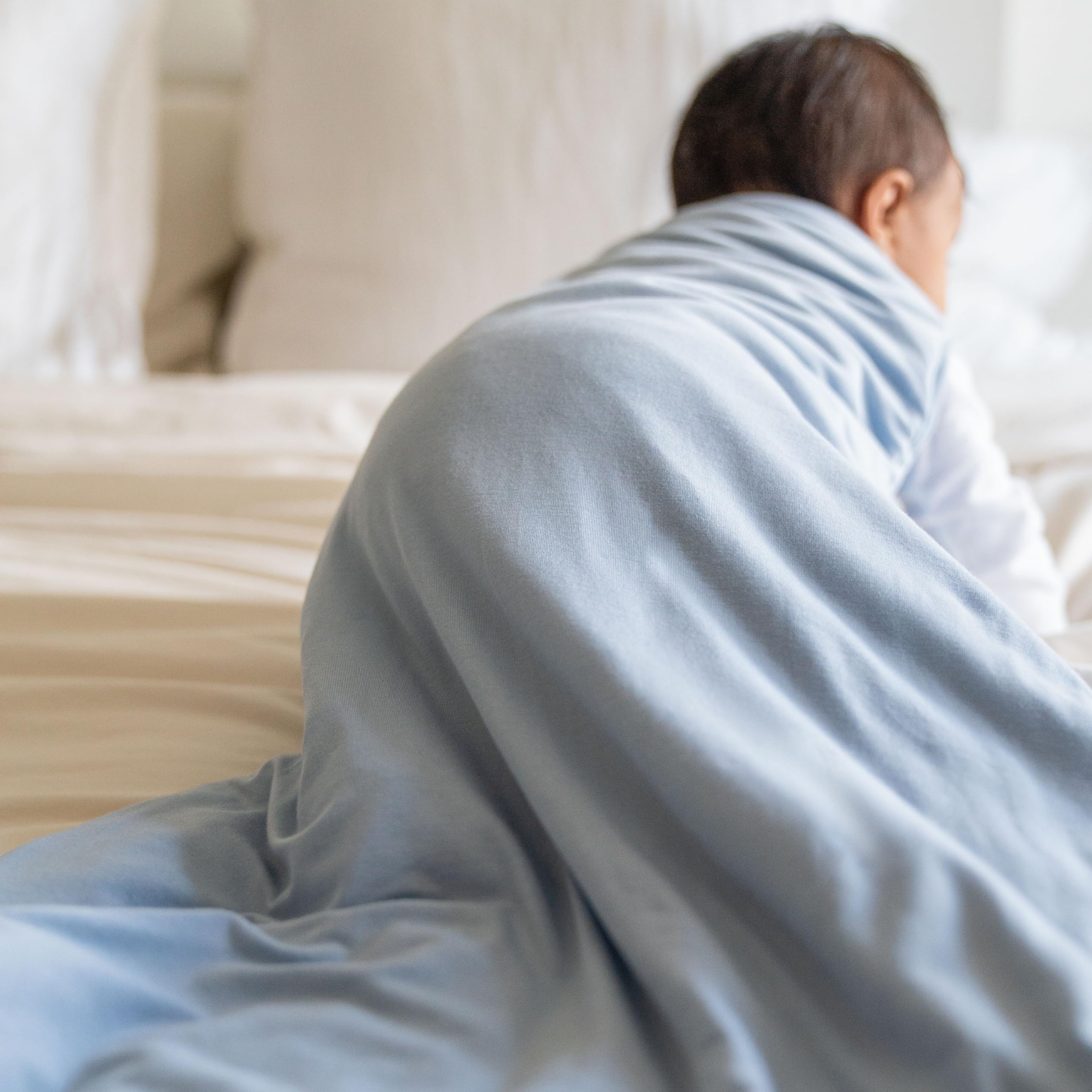 HALO sleep scene with blanket shows versatile wear across ages