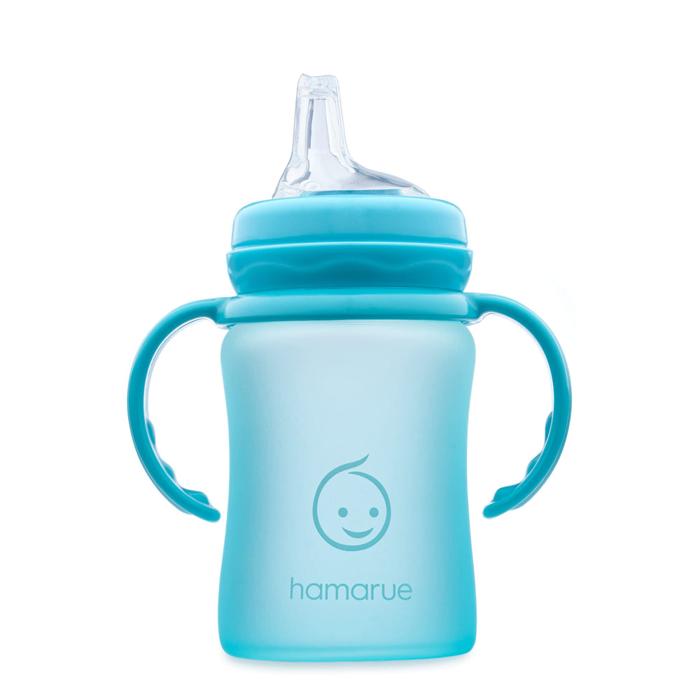 Hamarue 3-in-1 glass sippy microwave-safe for quick, convenient heating