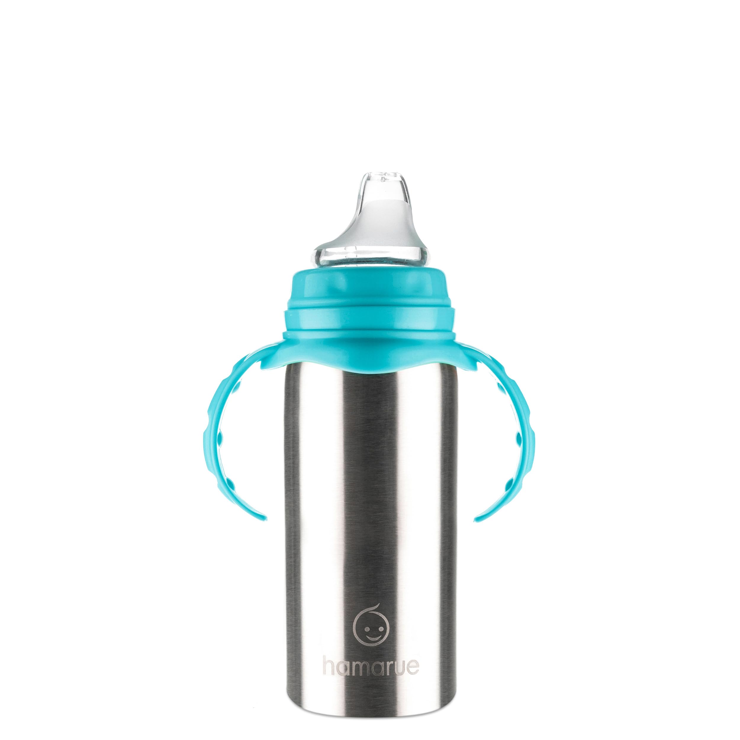 Hamarue cup in use during errands shows practicality for toddlers on the move.