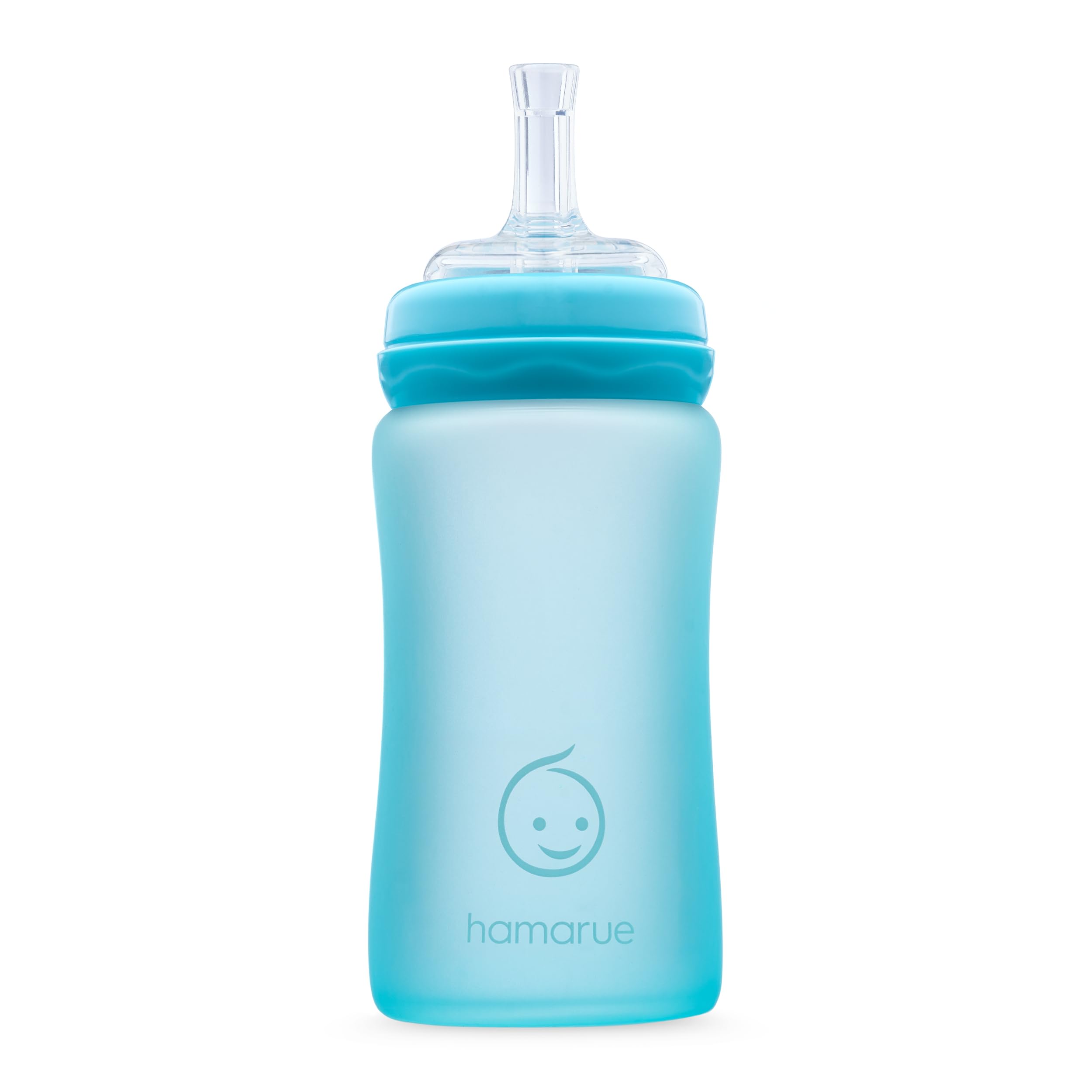 Hamarue silicone outer layer in teal enhances grip and drop protection.
