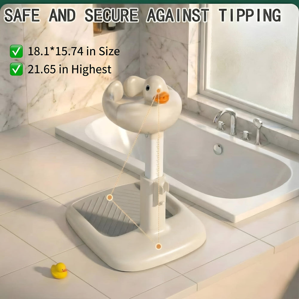 HAMIVA bath stand ABS-build resists moisture and cleans easily.