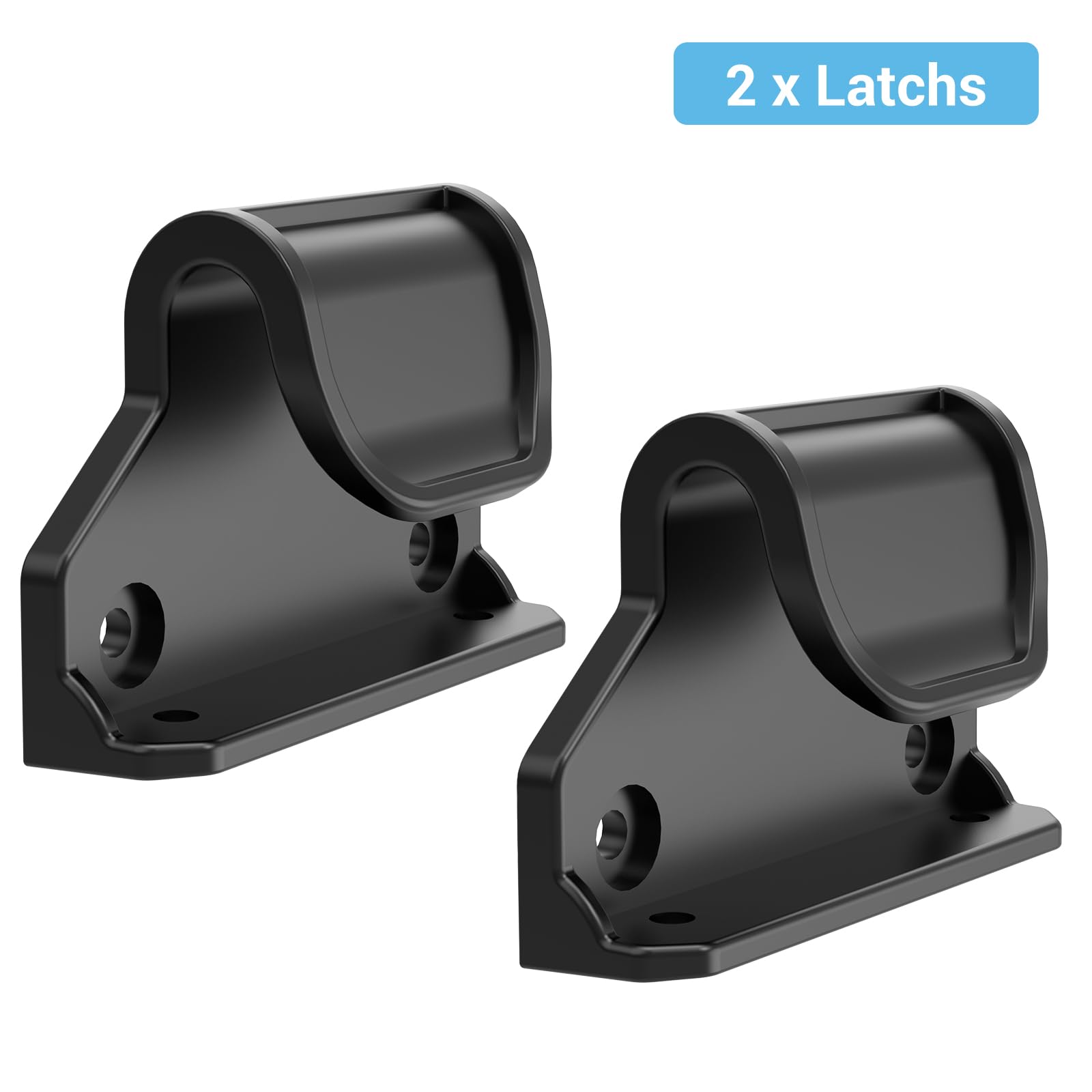 HAMOPY bracket set close-up shows sturdy mounting for reliable gate installation.