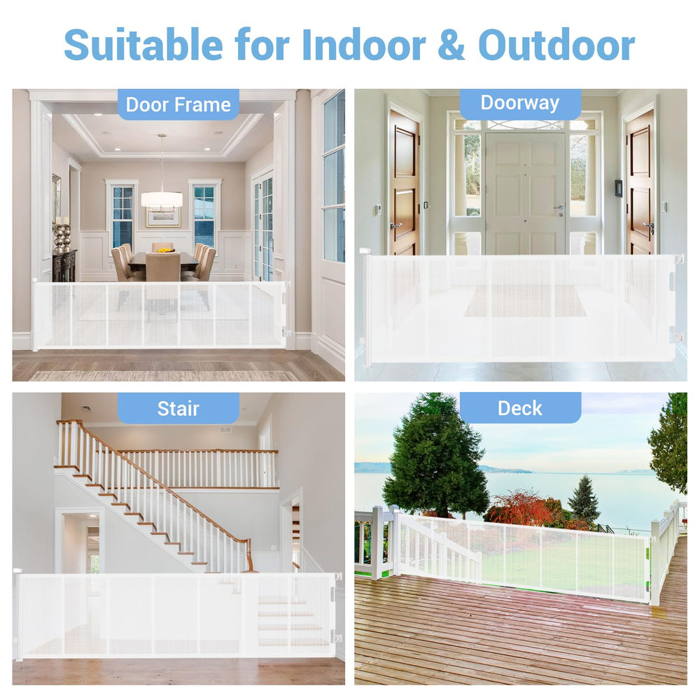 HAMOPY durable mesh construction offers flexible protection for kids and pets.