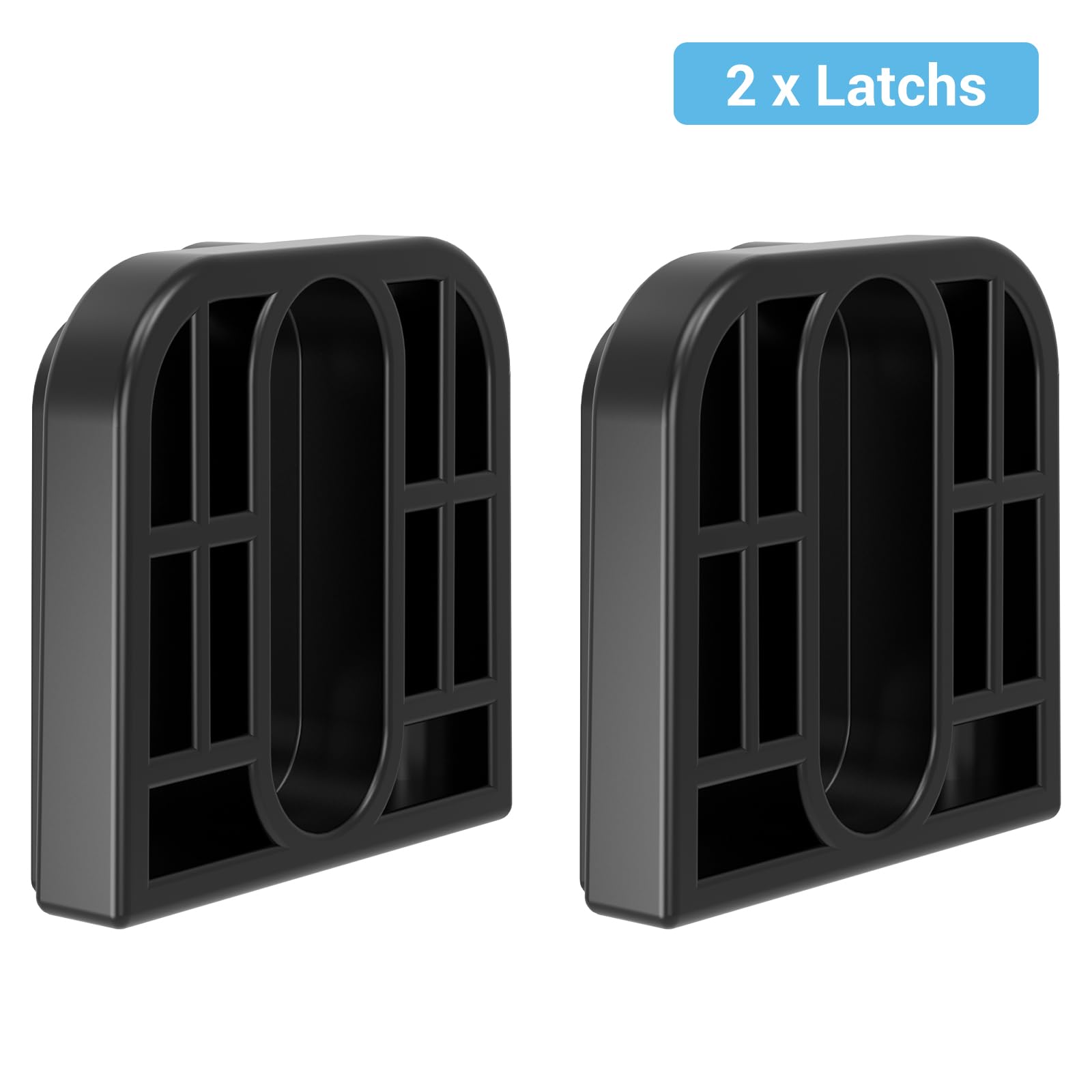 HAMOPY floor hook demonstrates floor support to stabilize retractable gate.