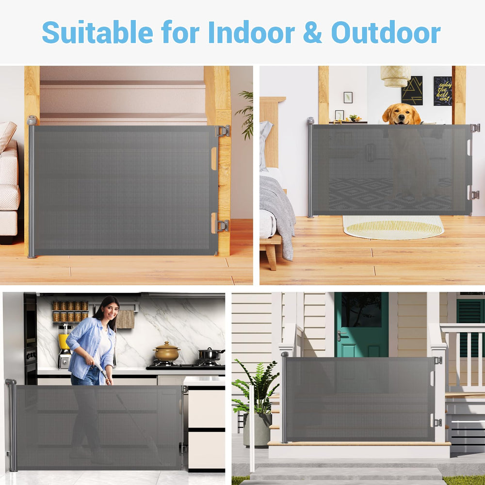 HAMOPY retractable mesh folds away for easy storage when not used