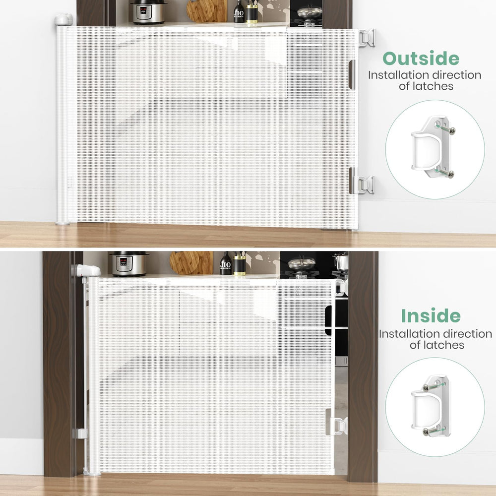 HAMOPY height-adjustable brackets fit varying baseboard heights.