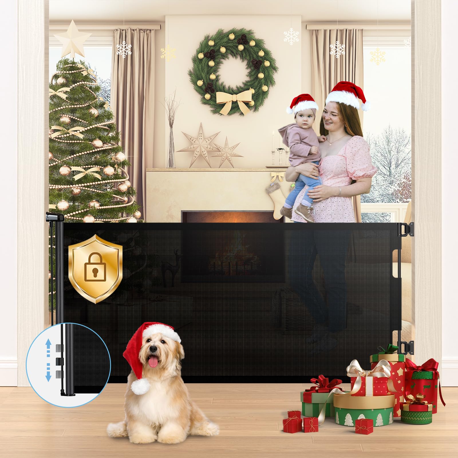 HAMOPY keeps pets and children separated in hallways and stairs.