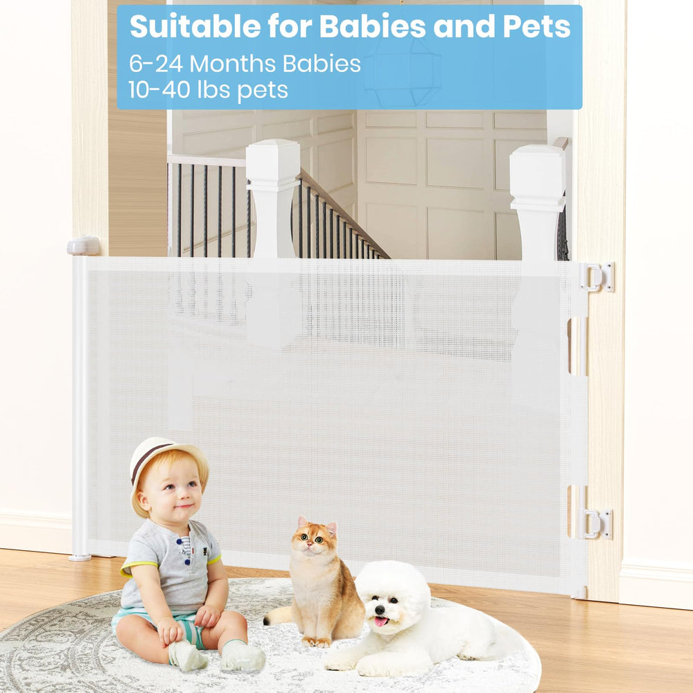HAMOPY retractable-baby-gate-installation-tools includes mounting hardware for quick setup