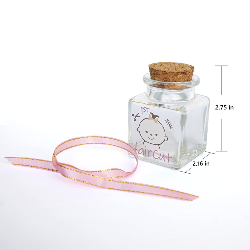 HAMUIERS first haircut keepsake holder cork detail highlighting secure sealing