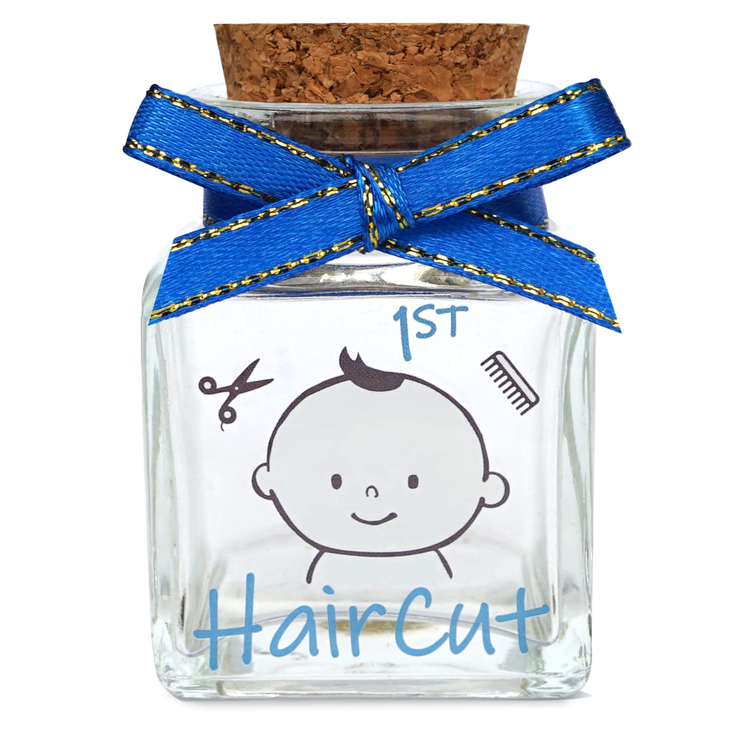 HAMUIERS first haircut keepsake holder stores baby's curls safely.