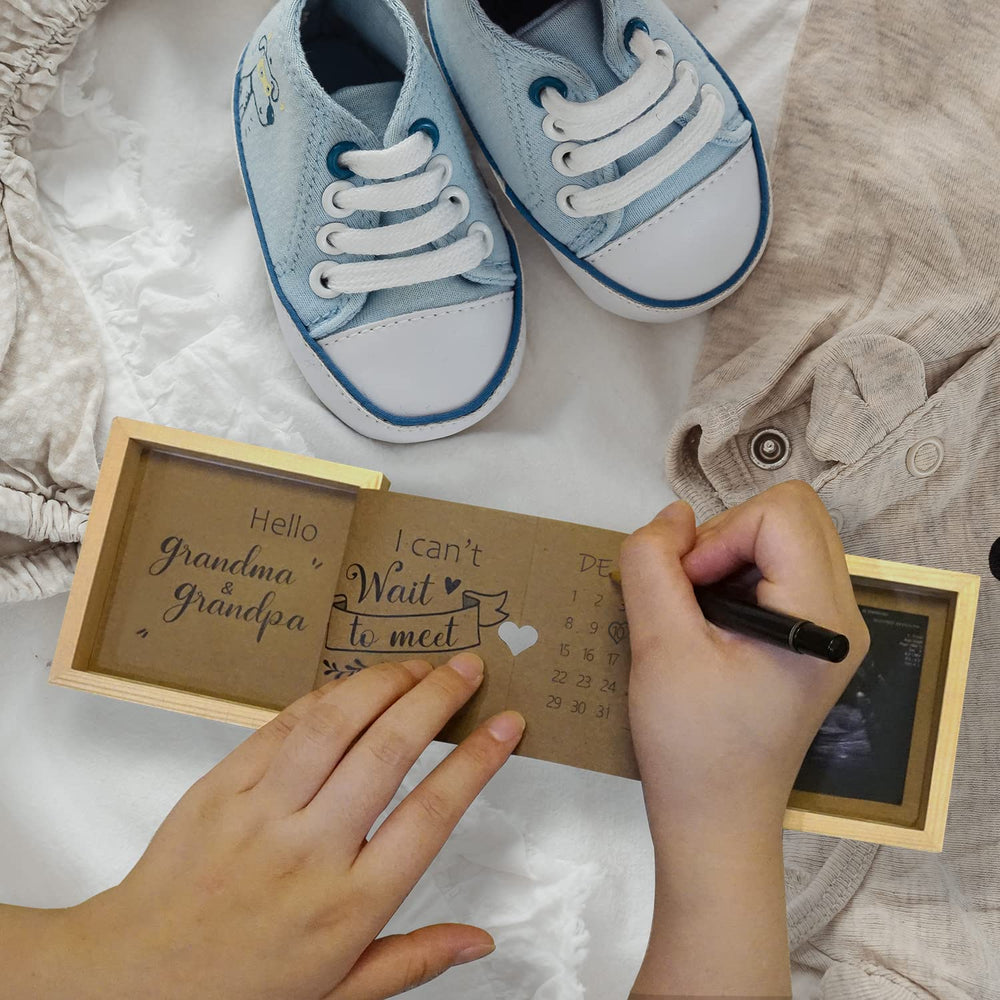 HAMUIERS hello grandma and grandpa message inside keepsake gift idea