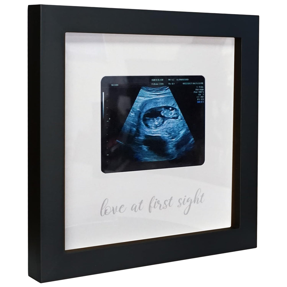 HAMUIERS Love at First Sight frame in use on a dresser or shelf for keepsake display.