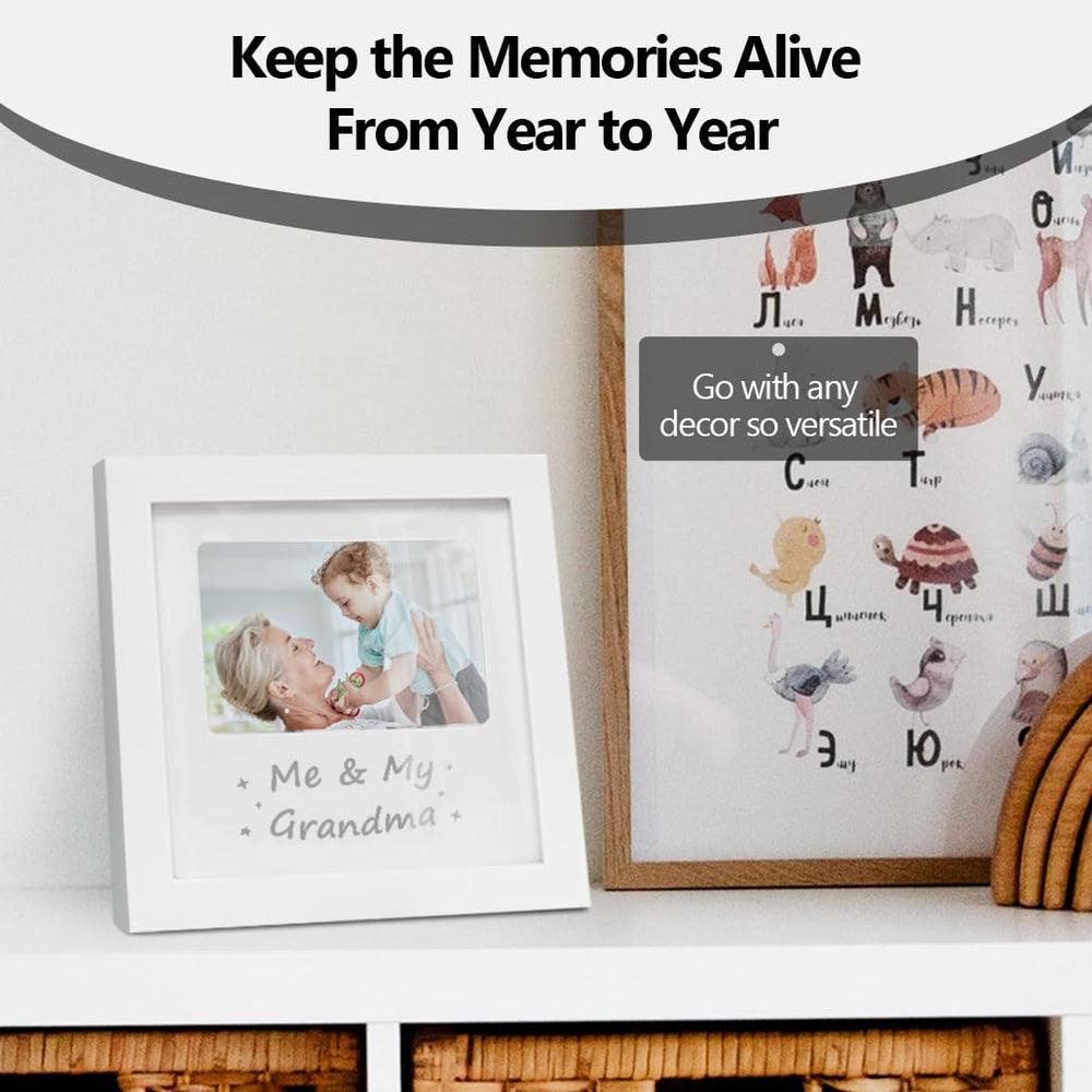 HAMUIERS gray Me and My Grandma card detail inside frame