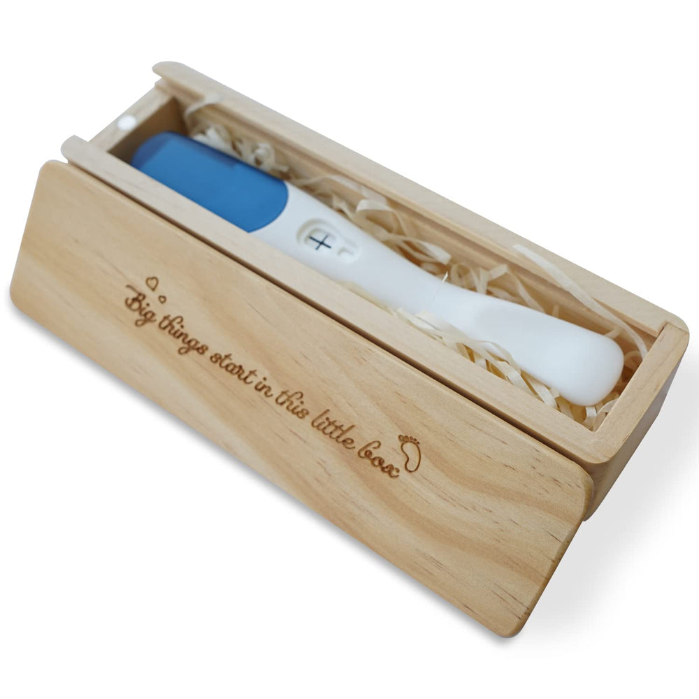 HAMUIERS pregnancy test keepsake box unboxing moment anticipation