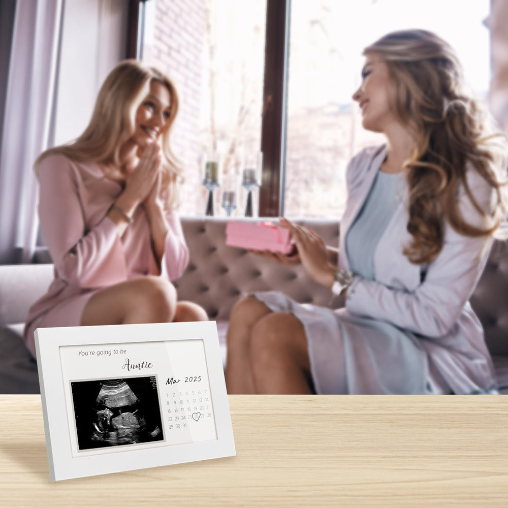 HAMUIERS sonogram photo frame ready-to-display in nursery or shelf