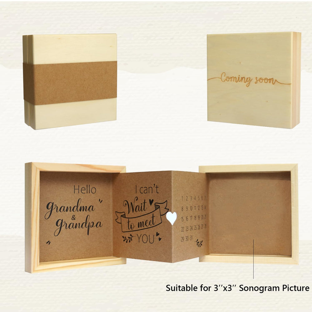 HAMUIERS wooden keepsake box dimensions for compact display
